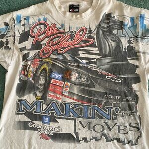 Rare Reversible NASCAR Test Print Shirt  Authentics Dale Earnhardt